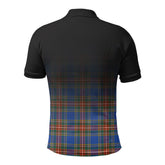 McBeth Ancient Tartan Crest Polo Shirt - Thistle Black Style